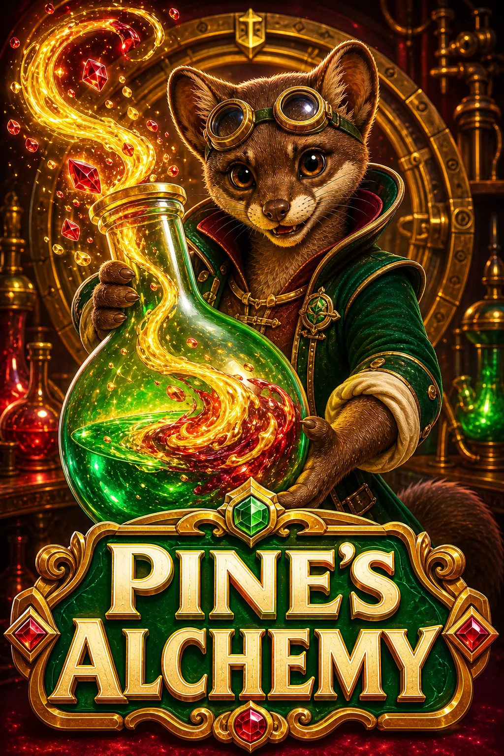 Pine's Alchemy original game artwork