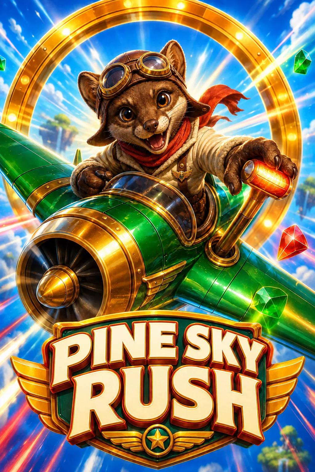 Pine Sky Rush original game artwork